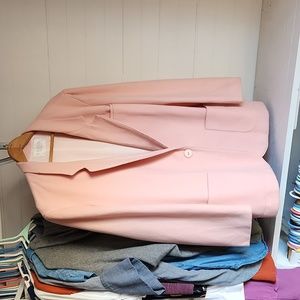 Vintage Pink Wool Blazer D.K. Gold by donnkenny 80s and 90s